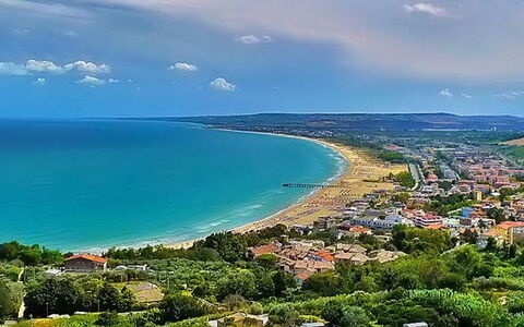 Marconi Seaside Residence, Pool, Wifi, Abruzzo: Bleu, Plan D'Eau, Côte, Horizon, Cotiers Et Relief Océaniques, Mer, Plage, Océan, Rive, Baie