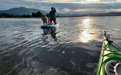 Trillevallen 9: Ciel, Bateau, L'Eau, Navire, Des Loisirs, Bateaux Et Nautique - Materiel Et Fournitures, Nuage, Lac