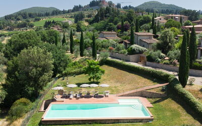 Gaiole in Chianti 915: Colline, Arbuste, Biens, Station De Montagne, Ferme, Piscine, Eco Hôtel, Hacienda, Jardin, Villa