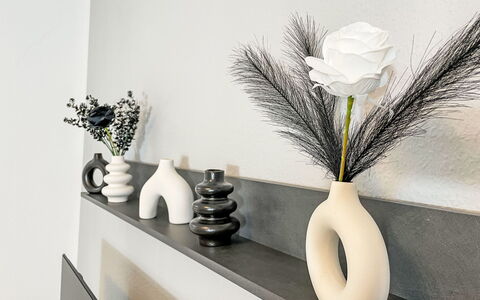 Boddenidyll: Vase, Pot De Fleur, Céramique, Plante D'Appartement, Matériau Naturel, Poterie, Porcelaine, Life Photographie, Salon