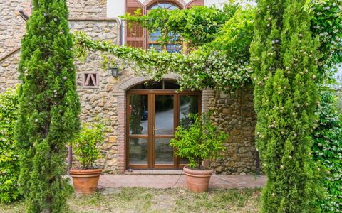 Tramonto: Mur, Arbuste, Cambre, Porte, Jardin, Brique, Accueil Porte, Mur De Pierre, Ombre, Cour