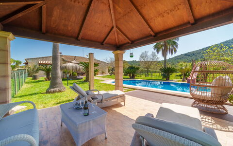 Paratge de Fangar: Piscine, Recours, Eco Hôtel, Biens, Ombre, Hacienda, Villa, Chaise, Loisir, Mobilier De Jardin