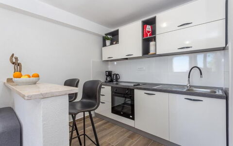 Appartamento Nomads, Ac, Wifi Hvar: Meubles, Design Intérieur, Comptoir, Sol, Bois, Cabinetry, Sol, Pièce, Cuisine, Domicile