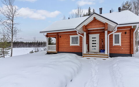 Huvila Tornionjoen Rannalla