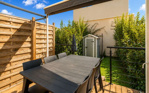 La Dune: Bois, Mobilier De Jardin, Meubles, Composite, Plate-Forme, Tableau De Plein Air, Ombre, Chaise, Dur, Jardin