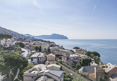 Central Design Flat With Parking, Bogliasco: L'Eau, Plan D'Eau, Côte, Zone Résidentielle, Cotiers Et Relief Océaniques, Horizon, Mer, Maison, Domicile, Établissements Humains