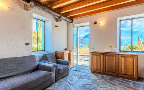 Casa di Sasso: Meubles, Design Intérieur, Sol, Bois, Plafond, Sol, Chaise, Table, Appartement, Éclairage
