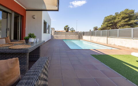 Grobro 1: Zone Résidentielle, Architecture, Piscine, Sol, Sol, Composite, Domicile, Ombre, Tuile, Dalle