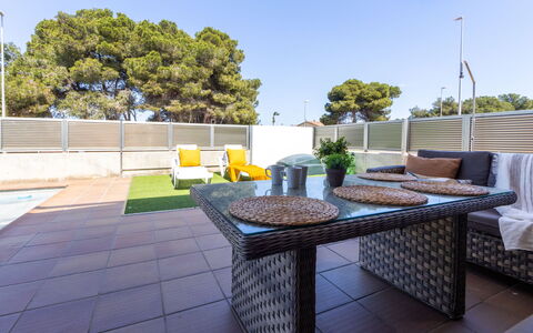 Grobro 1: Mobilier De Jardin, Meubles, Ombre, Sol, Composite, Chaise, Patio, Balcon, Cour, Tableau De Plein Air