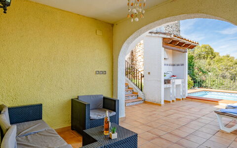 Los Delfines: Appartement, Meubles, Zone Résidentielle, Balcon, Condominium, Chaise, Ombre, Recours, Côte, Hôtel