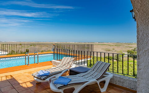 Los Delfines: Appartement, Meubles, Zone Résidentielle, Balcon, Condominium, Chaise, Ombre, Recours, Côte, Hôtel