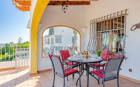 Los Limoneros: Appartement, Meubles, Zone Résidentielle, Balcon, Condominium, Chaise, Ombre, Recours, Côte, Hôtel