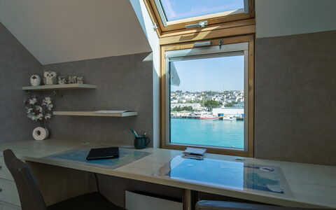 Entre Port et Plages: Design Intérieur, Bois, Éclairage, Pièce, Plafond, Appartement, Verre, Daylighting, Conception, Chaise