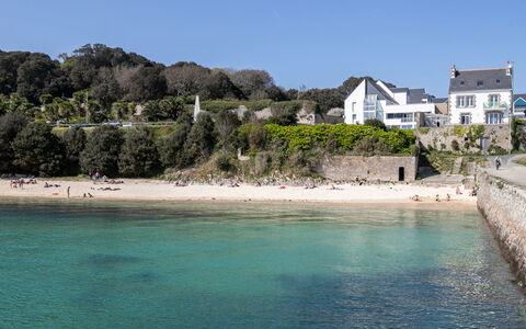 Entre Port et Plages: Environnement Naturel, Côte, Cotiers Et Relief Océaniques, Plage, Mer, Rive, Paysage, Banque, Océan, Promontoire
