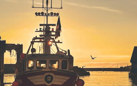 Seaforth: Bateau, Mode De Transport, L'Eau, Navire, Transport, Crépuscule, Le Coucher Du Soleil, Navire, Mer