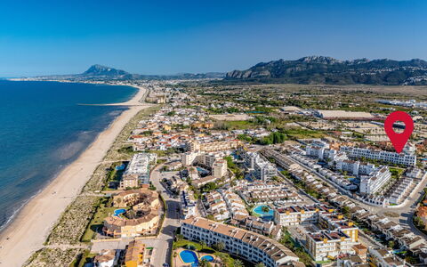 Las Dunas Oliva Nova: Zone Résidentielle, Côte, Photographie Aérienne, Vue Du Ciel, Paysage, Design Urbain, Mer, Cotiers Et Relief Océaniques, Établissements Humains, Appartement