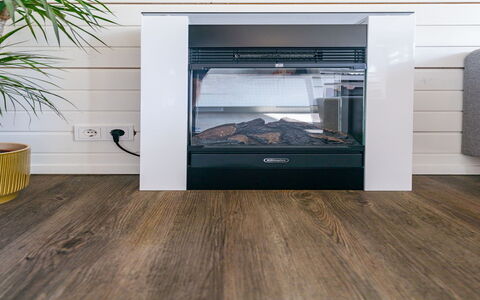 Residence Domburg: Sol, Sol, Parquet, Dur, Revêtement De Sol Stratifié, Planche, Tache De Bois, Rayonnage, Principaux Appliance, Salon