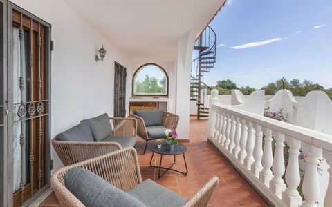 Hacienda Azahar: Mobilier De Jardin, Jardin, Tableau De Plein Air, Chaise, Ombre, Aménagement Paysager, Arrière-Cour, Cour, Eco Hôtel, Table Cuisine Et Salle A Manger