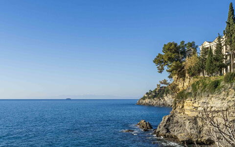 Central Cozy Nest With Parking, Bogliasco: Bleu, Plan D'Eau, Mer, Côte, Cotiers Et Relief Océaniques, Océan, Lac, Rive, Promontoire, Promontoire