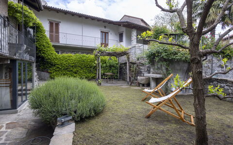 Il Glicine: Arbuste, Zone Résidentielle, Domicile, Biens, Jardin, Pelouse, Aménagement Paysager, Cour, Manoir, Villa