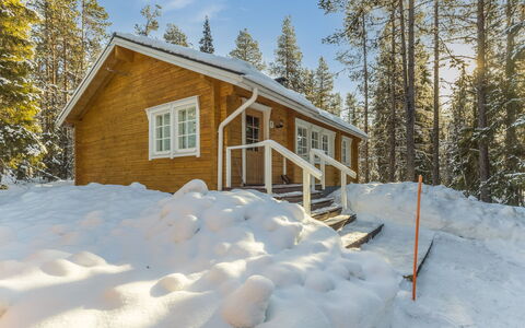 Jerisrannantie 7: Bois, Chalet, Neige, Maison, L'Hiver, Domicile, Gelé, Cabane En Rondins, Mélèze