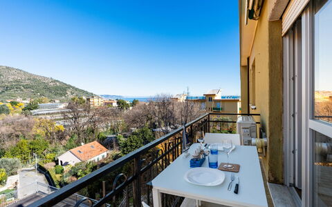 Tra le Onde: Appartement, Balcon