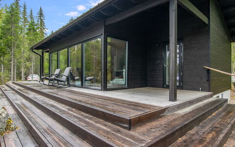 Sarppala: Bois, Dur, Plate-Forme, Planche, Batiments Jardin, Chalet, Siding, Cabane En Rondins, Porche, Cabanon