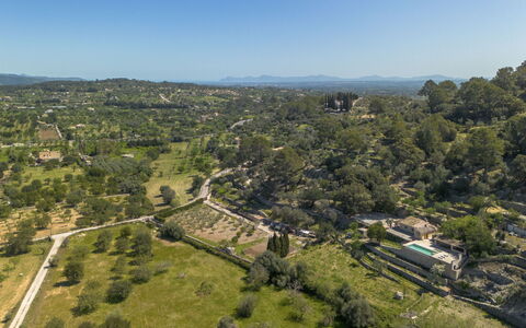 Petit Can Garcia: Arbre, Végétation, Paysage, Plaine, Écorégion, Lot Terre, Vue Du Ciel, Zone Rurale, Photographie Aérienne, Établissements Humains