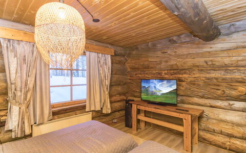 Lumikenttien Kutsu: Bois, Sol, Plafond, Sol, Parquet, Dur, Chambre, Tache De Bois, Lit, Cabane En Rondins