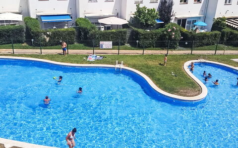 Salou 215: Piscine, Recours, Loisir, Des Loisirs, Mobilier De Jardin, Hôtel, Thermes, Ombre, Vacances