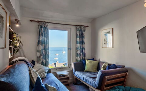 Penlee Narrows, Kingsand: Meubles, Bois, Appartement, Mer, Balcon, Chaise, Océan, Hôtel, Table Basse, Accoudoir