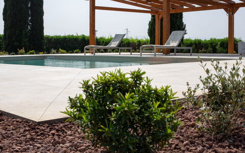 Villa Leone Reale: Jardin, Piscine, Ombre, Aménagement Paysager, Arrière-Cour, Cour, Eco Hôtel, Mobilier De Jardin, Conception, Dalle