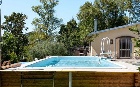 La Pineta Holiday Homes: Piscine, Composite, Loisir, Mobilier De Jardin, Recours, Ombre, Arrière-Cour, Eco Hôtel, Caractéristique De L'Eau