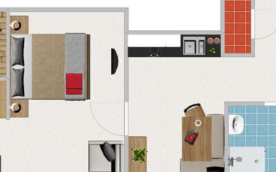 Typ a 290.1: Sol, Appartement, Salon