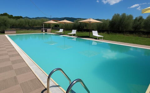 Villa Diamante: Piscine, L'Eau, Recours, Mobilier De Jardin, Composite, Thermes, Eco Hôtel, Loisir, Ombre, Balancelle