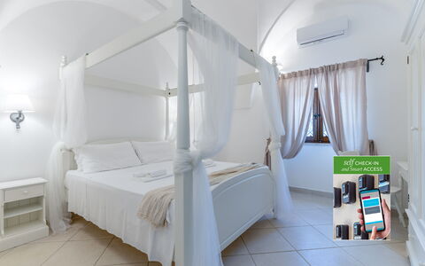 Masseria Lamagrotte: Design Intérieur, Meubles, Plafond, Sol, Sol, Lit, Chambre, Éclairage, Pièce, Recours