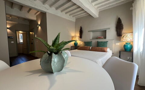 Guelfa 60: Meubles, Design Intérieur, Pièce, Plafond, Sol, Chambre, Sol, Lit, Éclairage, Domicile