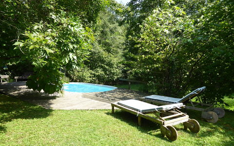Chalet Fagarè, Pool, Sauna, Prosecco Hills: Jardin, Ombre, Piscine, Mobilier De Jardin, Meubles, Pelouse, Arrière-Cour, Loisir, Aménagement Paysager, Chaise
