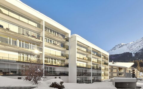 Nr.63 Haus Ladina: Appartement, Condominium, Alpes, Balcon, Hôtel, Quartier Général