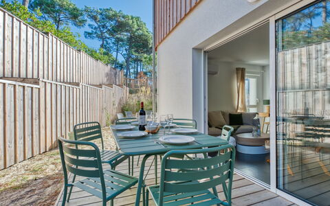 Villa Cano: Composite, Mobilier De Jardin, Balcon, Ombre, Chaise, Dur, Plate-Forme, Planche, Eco Hôtel, Tableau De Plein Air