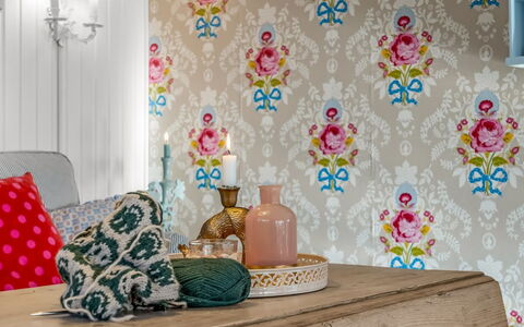 Kamilla - from the Sea: Design Intérieur, Rose, Fond D'Écran, Peindre, Salon, Art Floral, Autocollant Mural