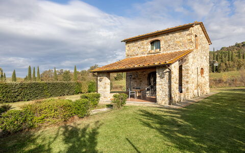 La Casina Honeymoon Cottage, Badia Agnano: Herbe, Arbuste, Paysage, Prairie, Lot Terre, Zone Rurale, Chalet, Porte, Ferme