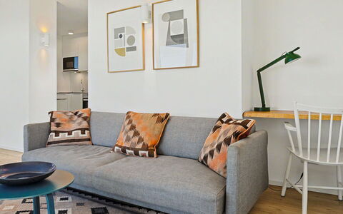 Penthouse Dümmerview: Meubles, Design Intérieur, Canapé, Sol, Mur, Sol, Salon, Appartement, Throw Pillow