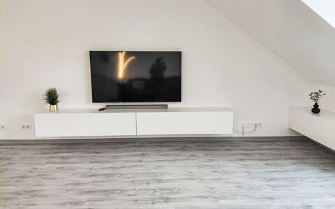 Sonnenschein: Sol, Sol, Bois, Parquet, Revêtement De Sol Stratifié, Dur, Planche, Salon, Téléviseur, Télévision