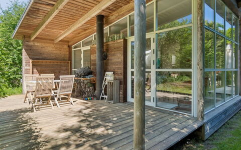 Ellenora - 1.7Km from the Sea: Bois, Porche, Porte, Chalet, Dur, Domicile, Planche, Plate-Forme, Batiments Jardin, Plafond