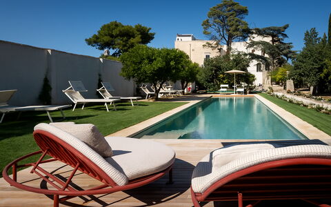 Palazzo Villani Lubelli: Piscine, Meubles, Mobilier De Jardin, Balancelle, Recours, Jardin, Chaise, Chaise Longue, Ombre, Eco Hôtel