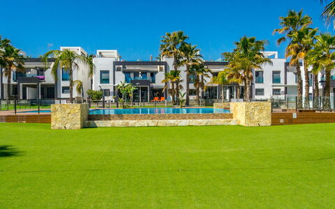 Oasis Beach 1: Toit, Arbuste, Maison, Domicile, Chalet, Lot Terre, Couverture De Sol, Jardin, Biens