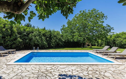 Elli: Bleu, Piscine, Recours, Ombre, Mobilier De Jardin, Jardin, Eco Hôtel, Aménagement Paysager, Arrière-Cour, Villa