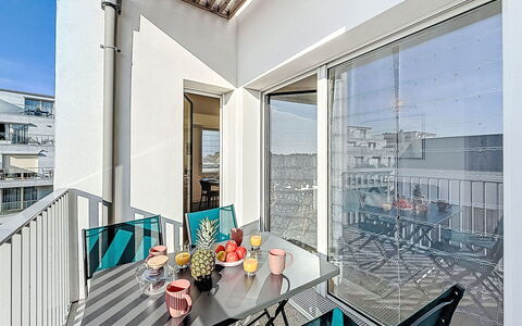 Quiberon 244: Appartement, Balcon, Condominium, Hôtel, Ombre