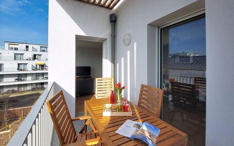 Quiberon 244: Appartement, Zone Résidentielle, Balcon, Composite, Condominium, Daylighting, Cour, Plante D'Appartement, Aluminium